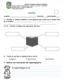 Examen final español primer grado