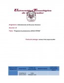 Programa de prestaciones, BANCO FEPAB