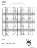 CÁLCULO MENTAL: NÚMEROS ENTEROS