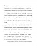 Cheating's essay