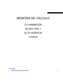 Memoria de calculo edificio de 4 pisos