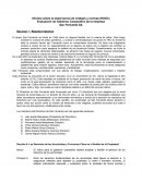 Evaluación de Gobierno Corporativo de la empresa