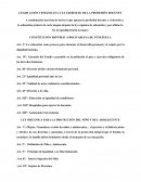 Legislacion venezolana en tema educativo
