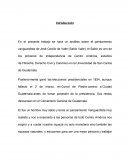 Analisis vanguardista del pensamiento de Jose Cecilio del valle