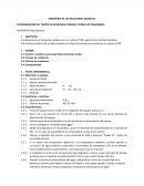 INGENIERIA DE LAS REACCIONES QUIMICAS DETERMINACIÓN DEL TIEMPO DE RESIDENCIA USANDO TÉCNICA DE TRAZADORES