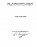 Documento de Gestión la empresa Global Service Online S.A.S