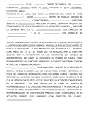 Acta administrativa de entrega y recepción del jardín de niños