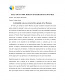 Ensayo reflexivo DDO: Hablemos de Identidad Desde la Diversidad