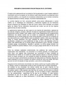 RESUMEN CONDICIONES ENCONTRADAS EN EL ENTORNO