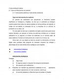 Instrumentación básica. 4.1 Tipos de Instrumentos de medición