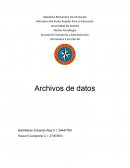 Archivos de datos