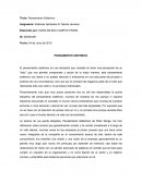 Pensamiento Sistémico Asignatura: Sistemas Aplicados Al Talento Humano