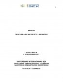 DESCUBRA SU AUTENTICO LIDERAZGO