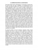 LA ADMINISTRACIÓN EN LA FISIOTERAPIA