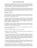 SOBRE EL DERECHO LABORAL ECUADOR 2018