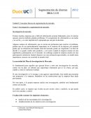 Investigacion Segmentacion del mercado