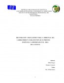 RECUPERACION FISICO, ESTRUCTURAL Y AMBIENTAL DEL LABORATORIO Nº 6 PARA INCENTIVAR EL PROCESO ENSEÑANZA Y APRENDIZAJE EN EL ÁREA