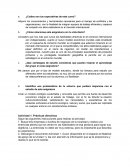 Expectativas del curso de negocios.