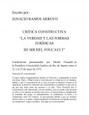 La Verdad y las Formas Jurídicas