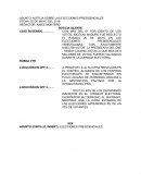 NOTICIA SOBRE LAS ELECCIONES PRESIDENCIALES