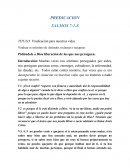 Vindicación para nuestras vidas