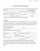 Contrato de servicios fotograficos.