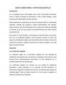 FIRMAS Y CERTIFICADOS DIGITALES