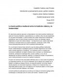 La teoría política medieval entre la tradición clásica y la modernidad