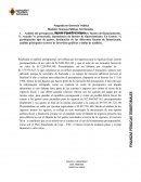 Análisis del presupuesto, ingreso y gastos. En ingresos: fuentes de financiamiento
