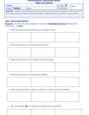 EVALUACIÓN DE CIENCIAS NATURALES TEMA: LAS PLANTAS