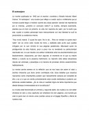 El extranjero -ensayo