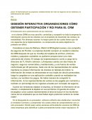 GISESIÓN INTERACTIVA ORGANIZACIONES CÓMO OBTENER PARTICIPACIÓN Y ROI PARA EL CRM