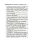 LAS BARRERAS PARA EL APRENDIZAJE Y LA PARTICIPACIÓN