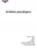 Análisis psicológico Filosofía y psicología.