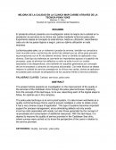 Mejora de la calidad método poka yoke