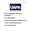 Tarea 3 Informatica I UAPA