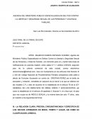 Agencia del ministerio publico especializada en delitos contra la libertad y seguridad sexual de las personas y violencia familiar