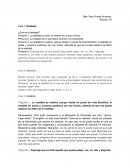 ¿Qué es la realidad?