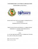 LA CULTURA ORGANIZACIONAL EN EL TURISMO DE AVENTURA EN LA ZONA CENTRAL DEL ECUADOR