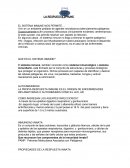 EL SISTEMA INMUNE NOS PERMITE.... LA RESPUESTA INMUNE