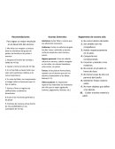 Recomendaciones: Para lograr un mejor resultado en el desarrollo del alumno