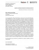 ASUNTO: SE INFORMA MOVIMIENTO DE PERSONAL DIRECTIVO