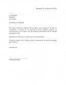 EJEMPLO DE CARTA DE SOLICITUD DE VACACIONES