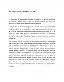 Secuestros de las libertades en Túnez