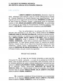 Demanda de custodia y alimentos