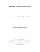 Taller: Conducta Profesional. Caso Cerberus Corporation