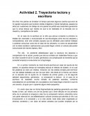 Trayectoria lectora y escritora