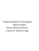 Trabajo de iniciacion en la investigacion historica