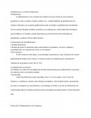 Globalizacion y su efecto en la empresa