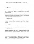 Las mentiras como algo común y cotidiano